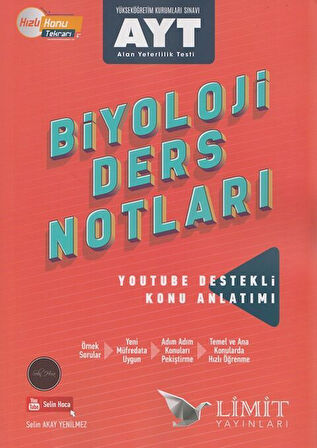 Limit Yayınları AYT Biyoloji Ders Notları