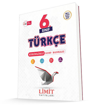 Limit 2026 6. Sınıf Türkçe Etkinlikli Soru Bankası Güncel Müfredat