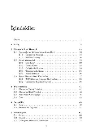 Matematik Felsefesi ve Matematiksel Mantık