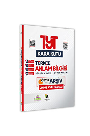 Yks Tyt Türkçenin Kara Kutusu Anlam Bilgisi (SÖZCÜK-CÜMLE) D.çözümlü Konu Özetli Soru Bankası
