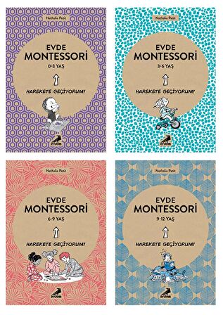 Evde Montessori Seti 4 Kitap 0 - 12 Yaş