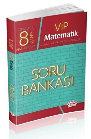 Editör 8.Sınıf Matematik Vip Soru Bankası