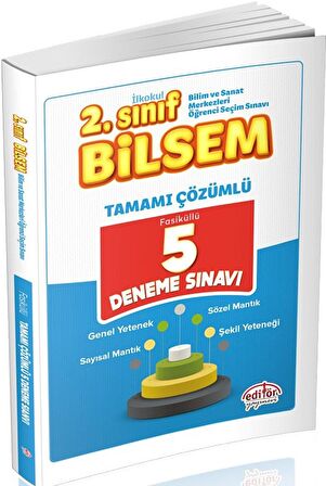 2. Sınıf BİLSEM Tamamı Çözümlü 5 Deneme