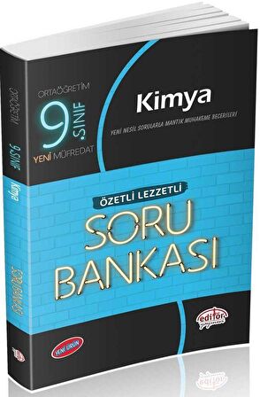 Editör 9.Sınıf Kimya (Özetli Lezzetli) Soru Bankası