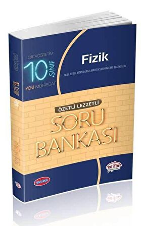 Editör 10.Sınıf Fizik Özetli Lezzetli Soru Bankası