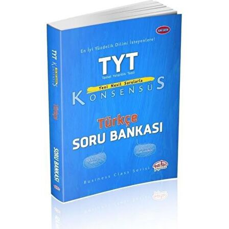 EDİTÖR TYT Konsensüs Türkçe Soru Bankası