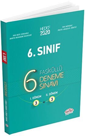 6. Sınıf Fasikül 6 Deneme Sınavı