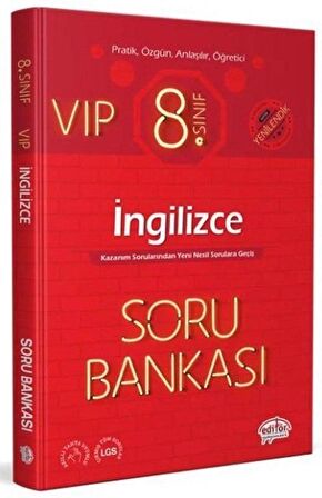 8. Sınıf VIP İngilizce Soru Bankası