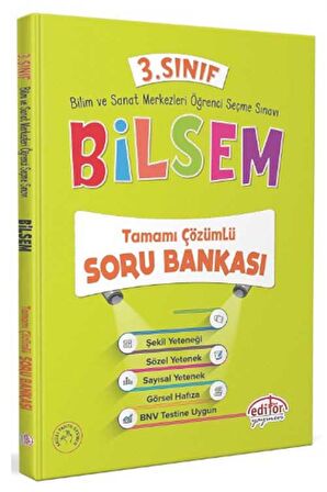 3. Sınıf Bilsem Çözümlü Soru Bankası