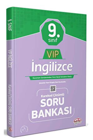 9. Sınıf VIP İngilizce Soru Bankası