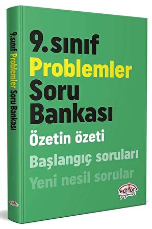 9. Sınıf Problemler Soru Bankası