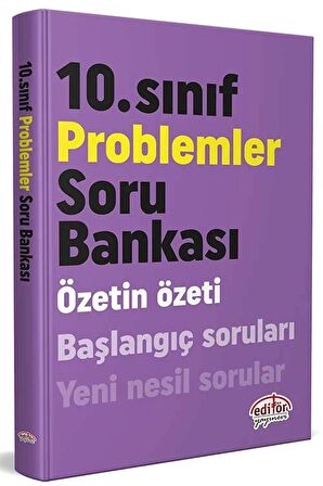 10. Sınıf Problemler Soru Bankası