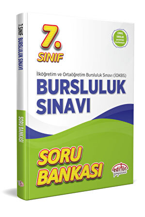 7. Sınıf Bursluluk Sınavı Soru Bankası Editör Yayınları