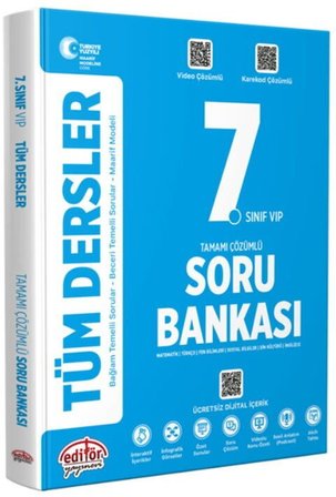 7. Sınıf Tüm Dersler Soru Bankası Data Yayınları