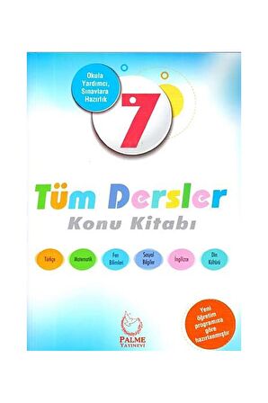 PALME 7.SINIF TÜM DERSLER KONU KİTABI