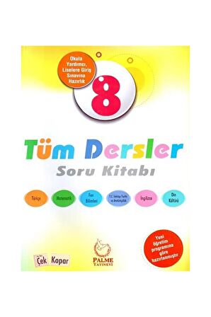 8. Sınıf Tüm Dersler Soru Kitabı