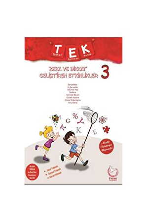 3. Sınıf Zeka ve Dikkat Geliştiren Etkinlikler + Yaprak Test Hediyeli