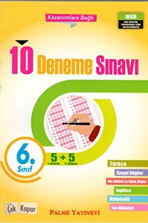 Palme 6.Sınıf 10 Deneme Sınavı