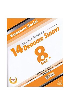 Palme 8. Sınıf Kazanım Tüm Dersler 14 Deneme Sınavı