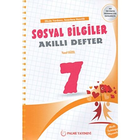 7. Sınıf Sosyal Bilgiler Akıllı Defter