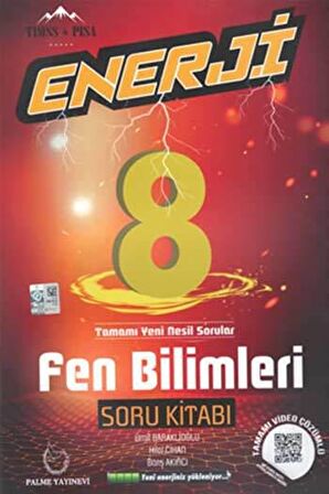 Palme 8. Sınıf Enerji Fen Bilimleri Tamamı Çözümlü Soru Kitabı