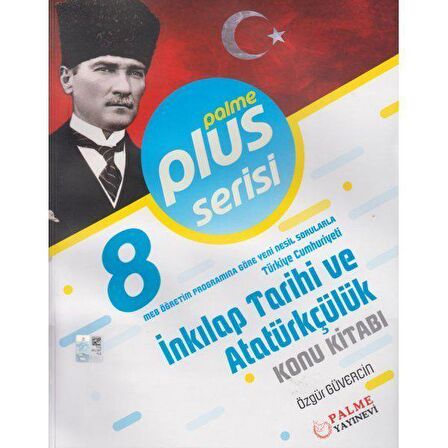 Palme 8. Sınıf Plus Serisi T. C. İnkılap Tarihi ve Atatürkçülük Konu Kitabı