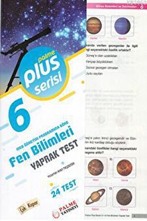 6. Sınıf Plus Serisi Fen Bilimleri Yaprak Test