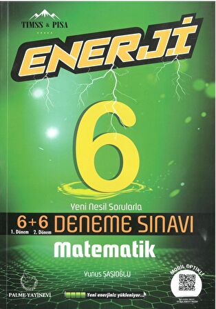 Palme 6. Sınıf Enerji Matematik 6+6 Deneme Sınavı