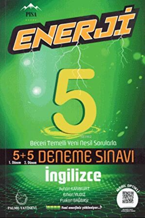 Enerji 5. Sınıf İngilizce 5+5 Deneme Sınavı