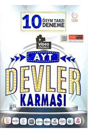 Yks Ayt Devler Karması 10 Deneme Video Çözümlü