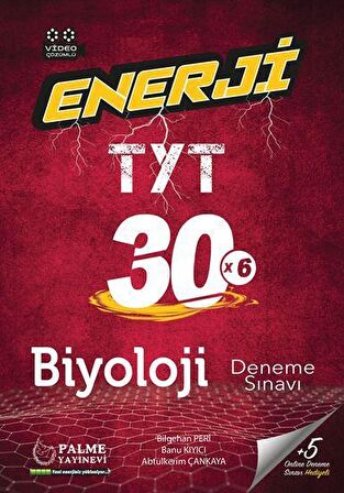 TYT Biyoloji Enerji 30 Deneme Sınavı Palme Yayınları