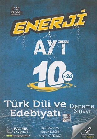 PALME YKS AYT ENERJİ TÜRK DİLİ VE EDEBİYATI 10 X 24 DENEME SINAVI VİDEO ÇÖZÜMLÜ