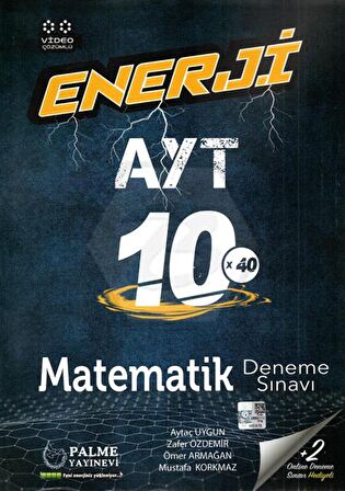 Palme AYT Matematik Enerji 10 Deneme