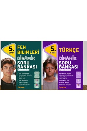 5.SINIF FEN BİLİMLERİ DİNAMİK SORU BANKASI + 5. SINIF TÜRKÇE DİNAMİK SORU BANKASI