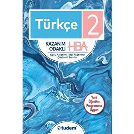 TUDEM 2.SINIF TÜRKÇE KAZANIM ODAKLI HBA