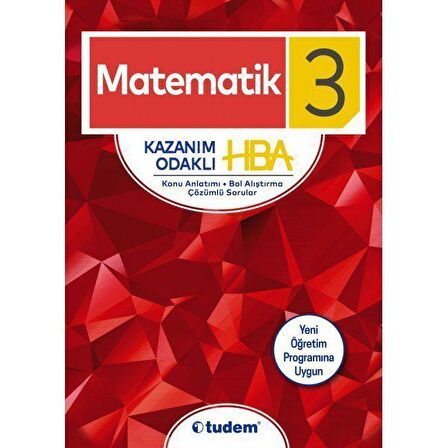 TUDEM 3.SINIF MATEMATİK KAZANIM ODAKLI HBA