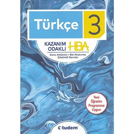 TUDEM 3.SINIF TÜRKÇE KAZANIM ODAKLI HBA