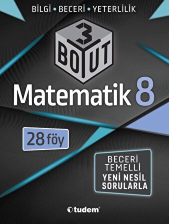 TUDEM 8.SINIF MATEMATİK 3 BOYUT