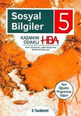 TUDEM 5.SINIF SOSYAL BİLGİLER KAZANIM ODAKLI HBA