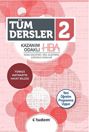 TUDEM 2.SINIF TÜM DERSLER KAZANIM ODAKLI HBA