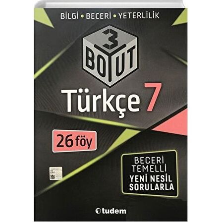 TUDEM 7.SINIF TÜRKÇE 3 BOYUT