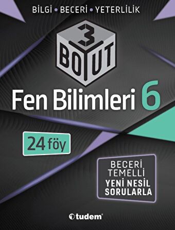 TUDEM 6.SINIF FEN BİLİMLERİ 3 BOYUT