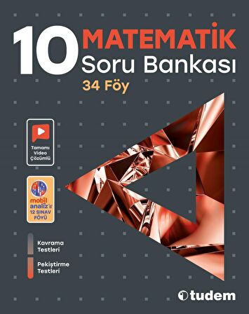 Tudem Yayınları - 10.Sınıf Matematik Soru Bankası 34 Föy