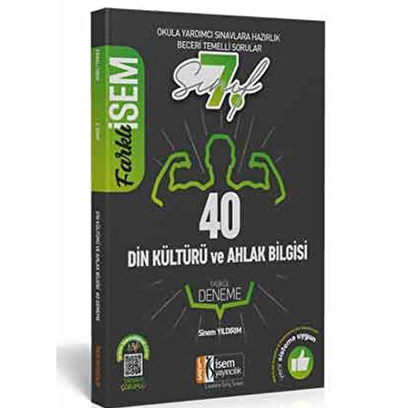 7. Sınıf Farklı İsem Din Kültürü ve Ahlak Bilgisi 40 Fasikül Deneme Çözümlü