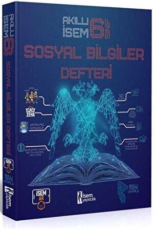 6. Sınıf Akıllı İsem Sosyal Bilgiler Defteri