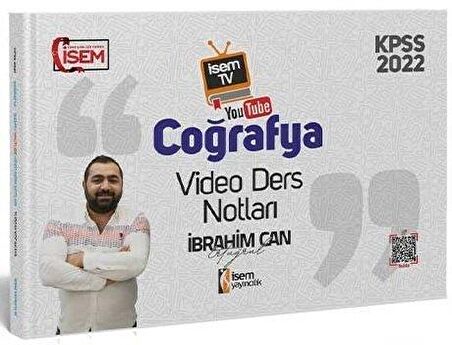 2022 İsem TV KPSS Genel Kültür Coğrafya Video Ders Notu