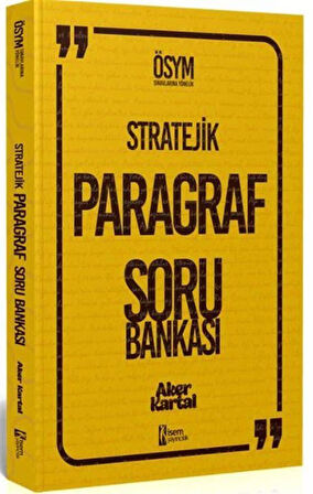 2022 Tüm Sınavlar İçin Stratejik Paragraf Soru Bankası / Aker Kartal
