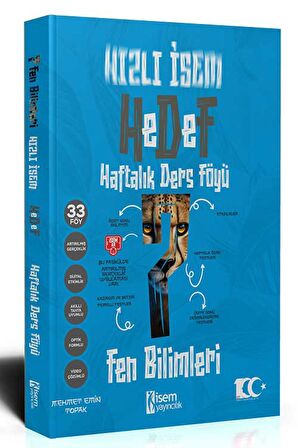 İsem Yayınları 2024 7. Sınıf Hızlı İsem Fen Bilimleri Haftalık Ders Föyü