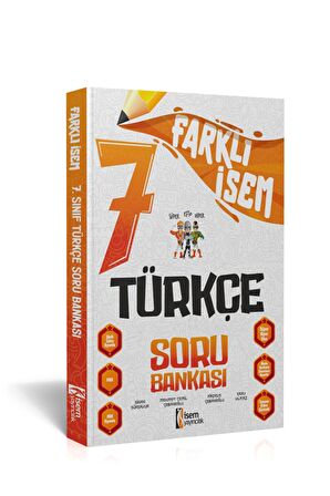 2024 Farklı İsem 7. Sınıf Türkçe Soru Bankası