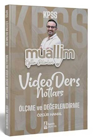 KPSS Eğitim Bilimleri Muallim Ölçme ve Değerlendirme Video Ders Notları